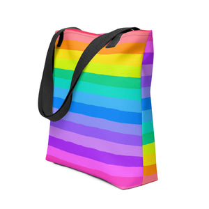 Happy Rainbow Tote Bag