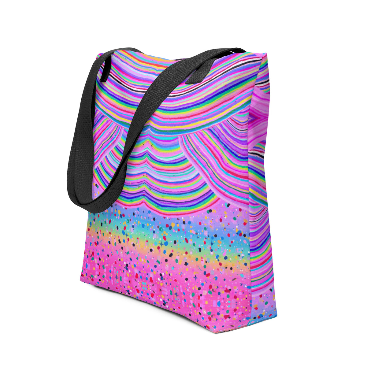Rainbow Hills Tote Bag – a rainbow in your cloud