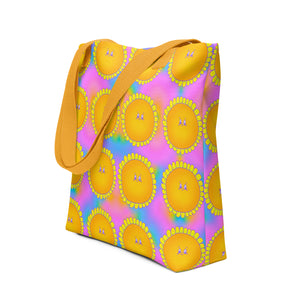 Sunshine Flower Tote Bag