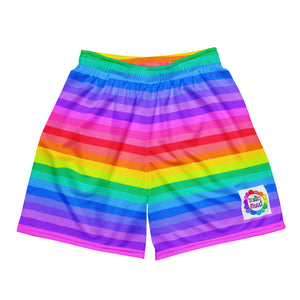 Happy Rainbow Mesh Shorts