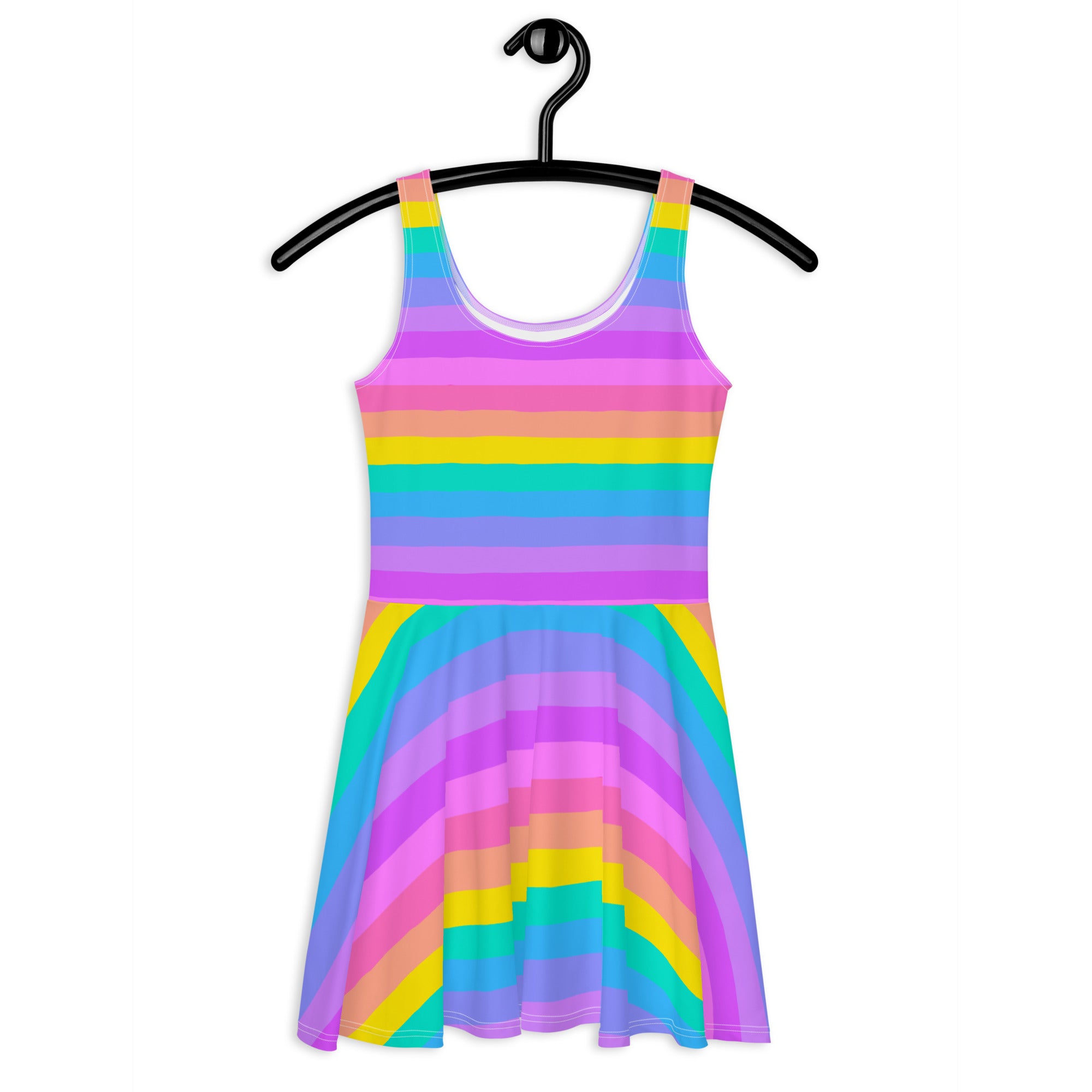 Cloudland Rainbow Skater Dress