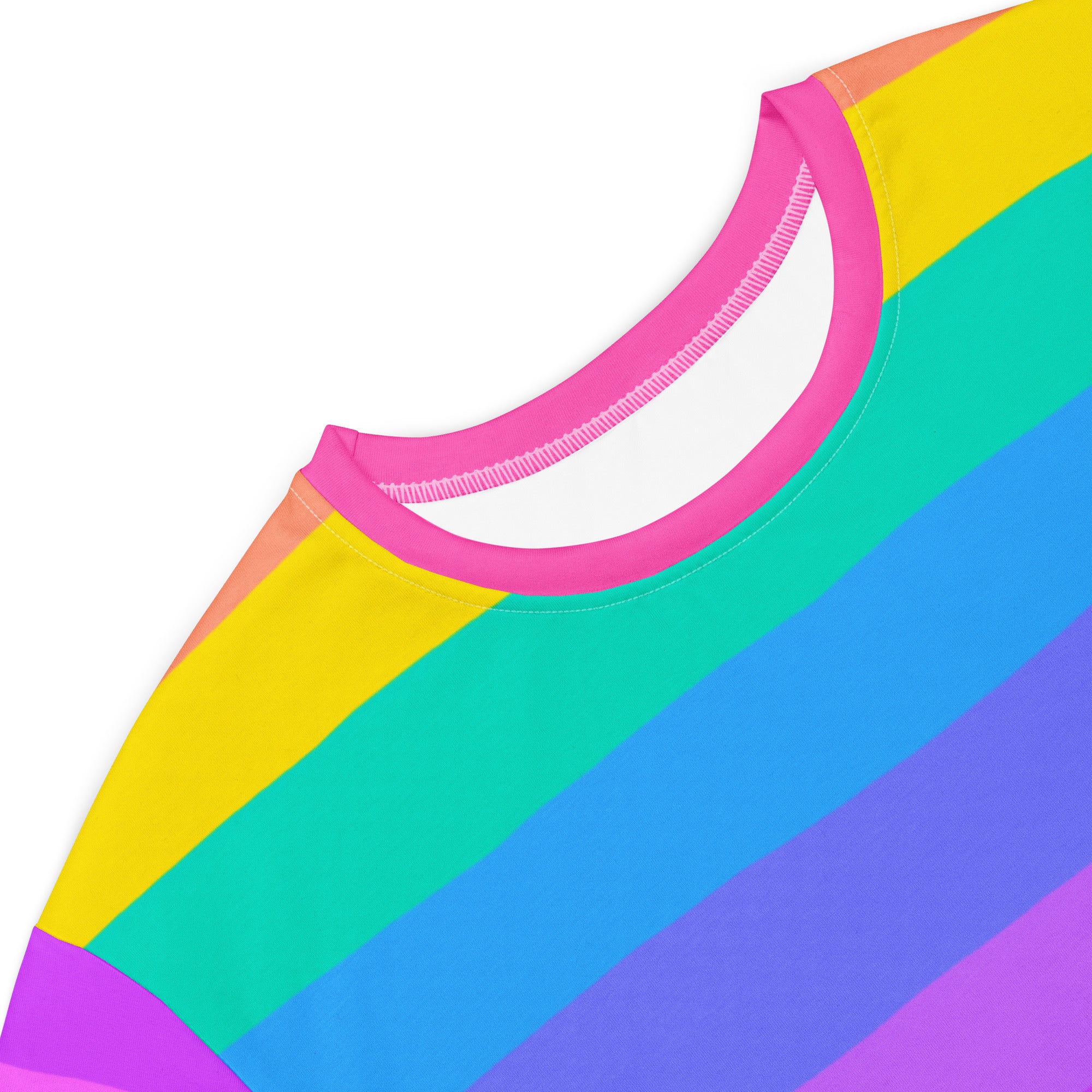 rainbow stripe t shirt dress Clearance kids t-shirt dress in rainbow stripe