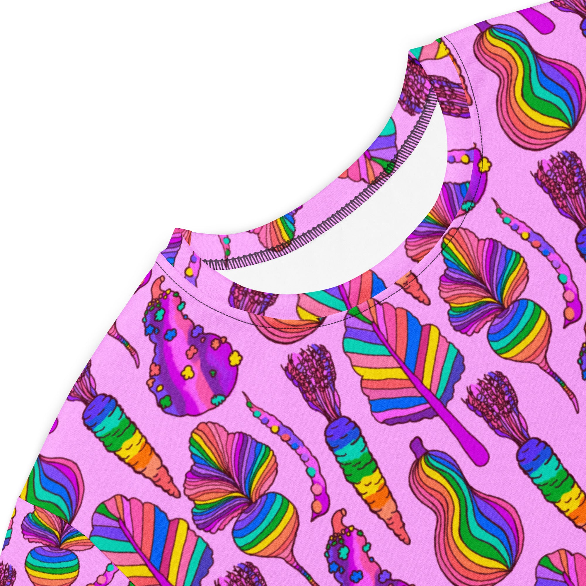 Rainbow Veggies T-shirt Dress