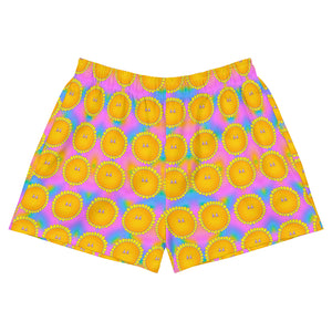 Sunshine Flower Athletic Shorts