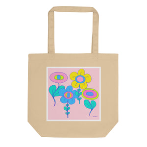 Blooming Eyes Cotton Tote
