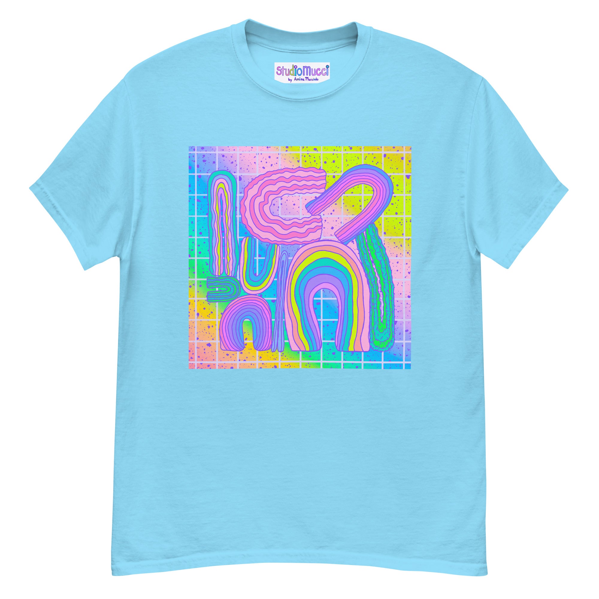 Pastel Rainbow Boxy T-Shirt