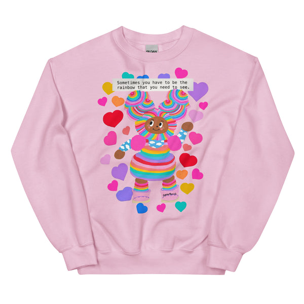 Rainbow Hero Sweatshirt – a rainbow in your cloud