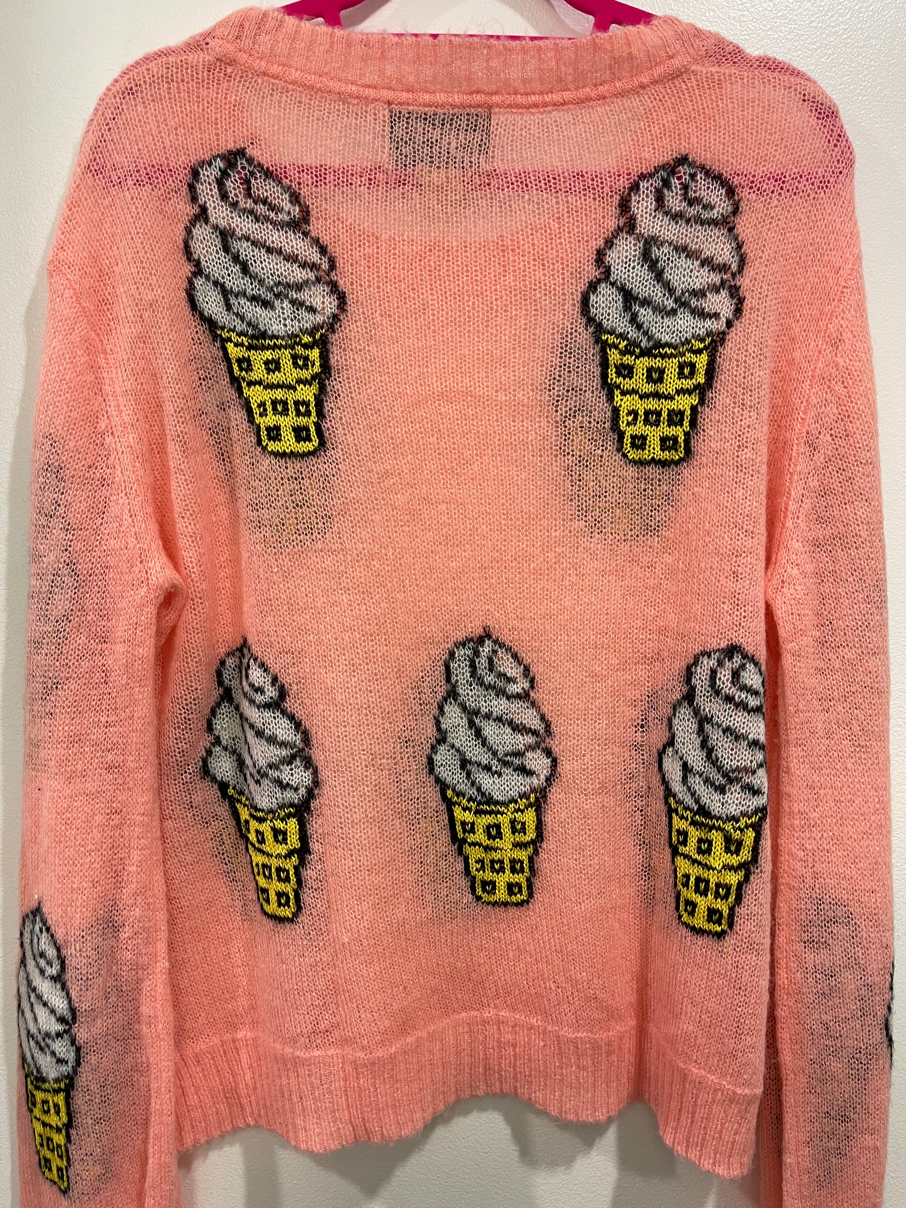 Ice Cream Cone Sweater