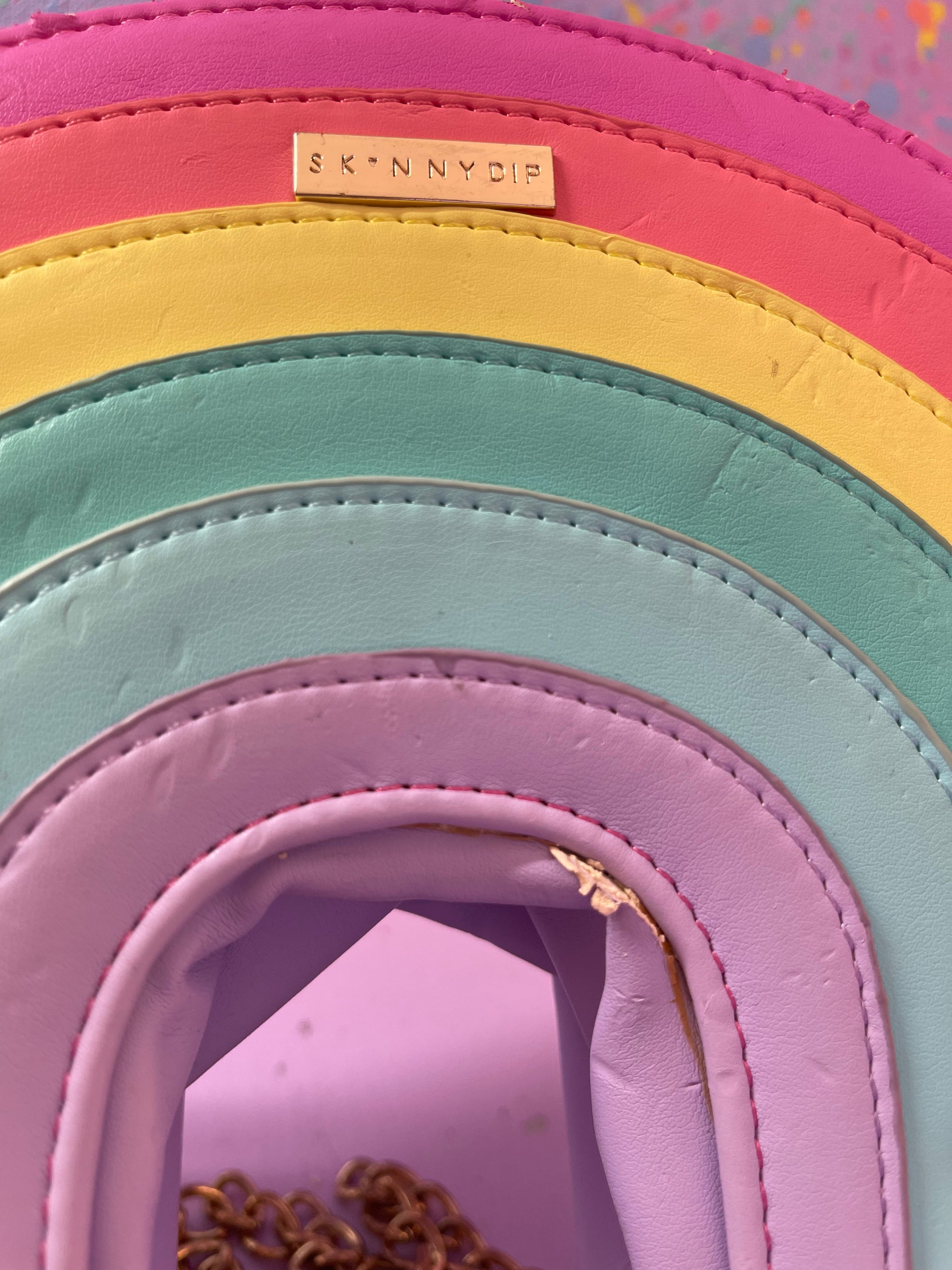 Pastel Rainbow Crossbody – a rainbow in your cloud