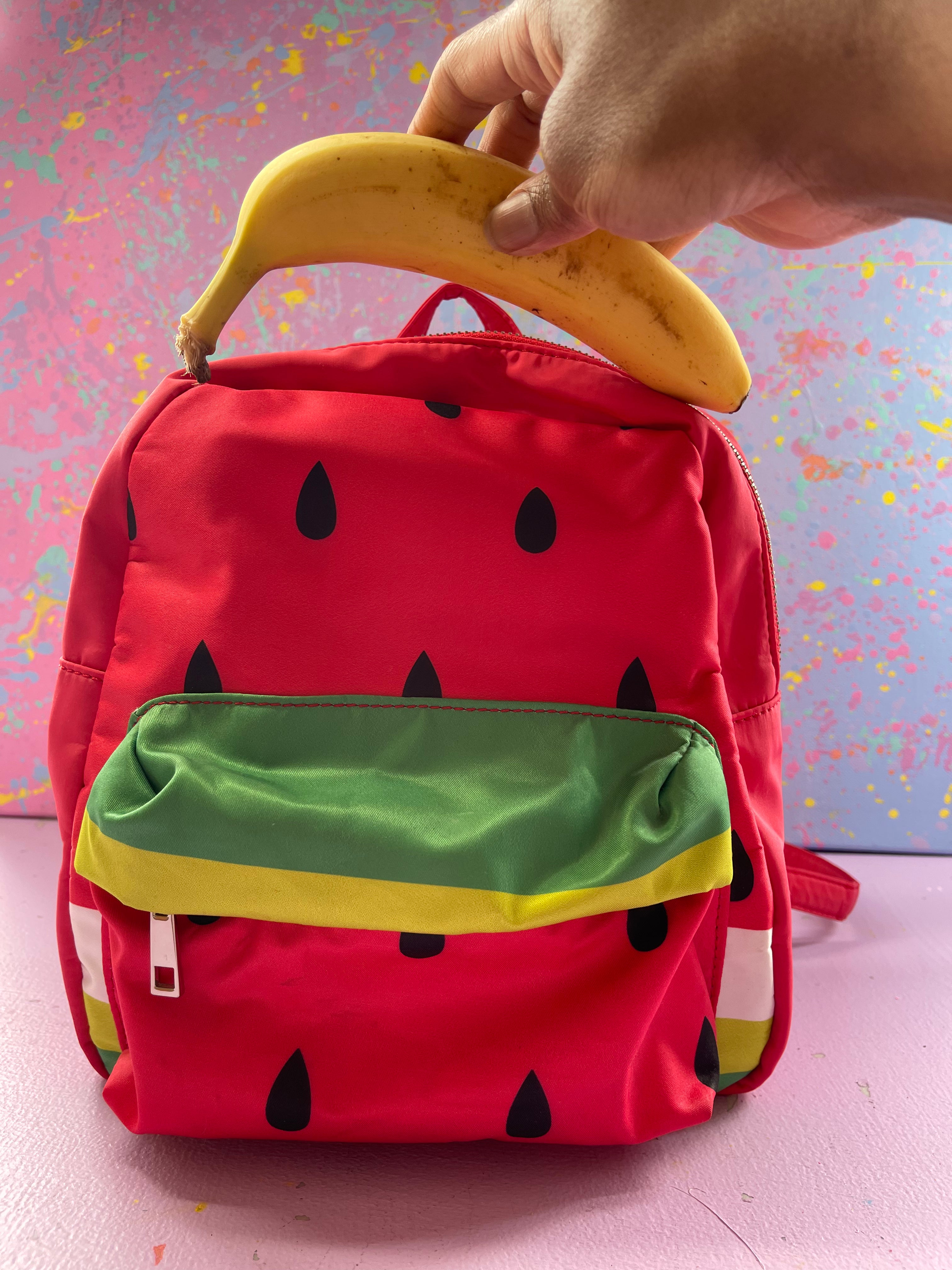 Watermelon Mini Backpack a rainbow in your cloud