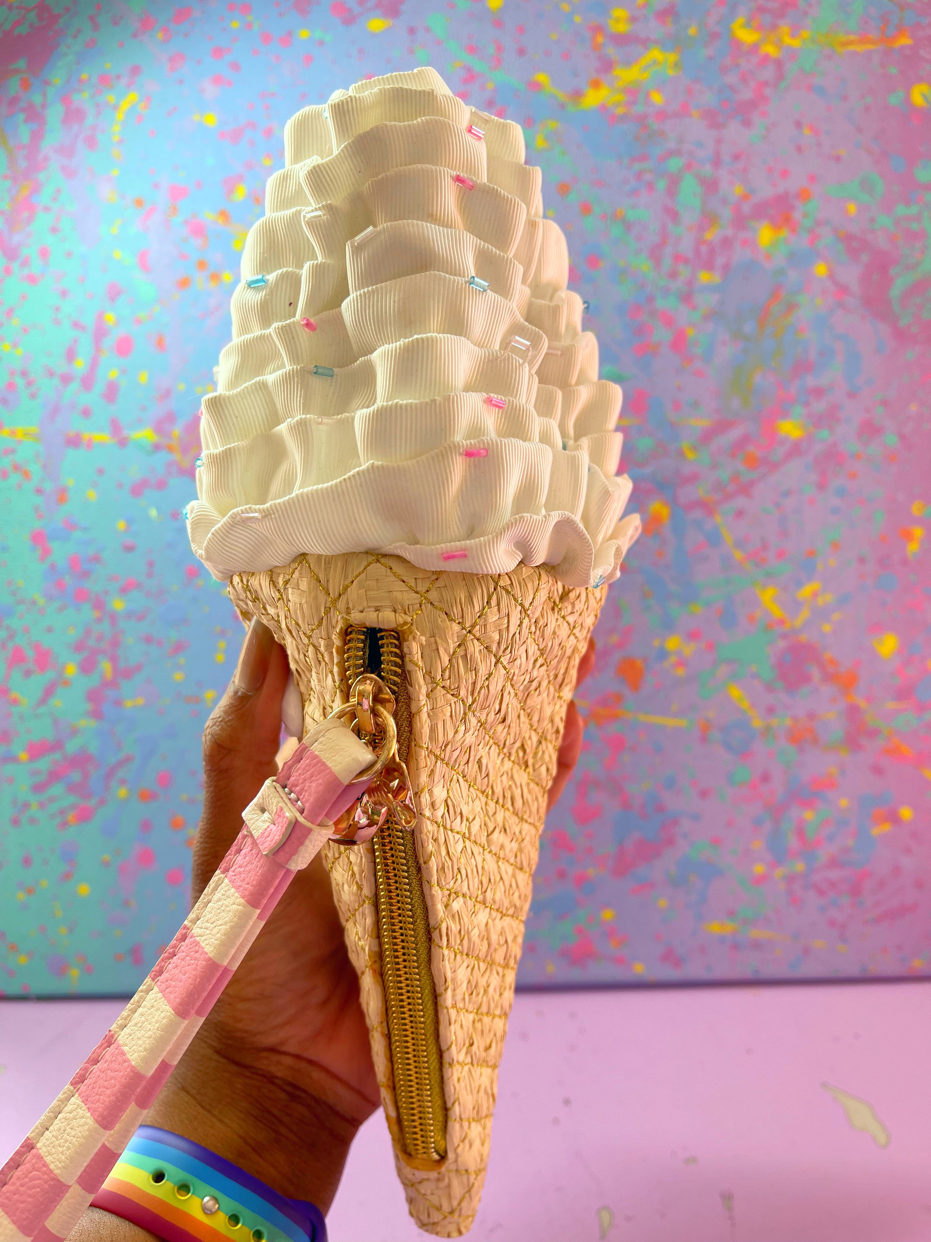 Ice Cream Cone Clutch