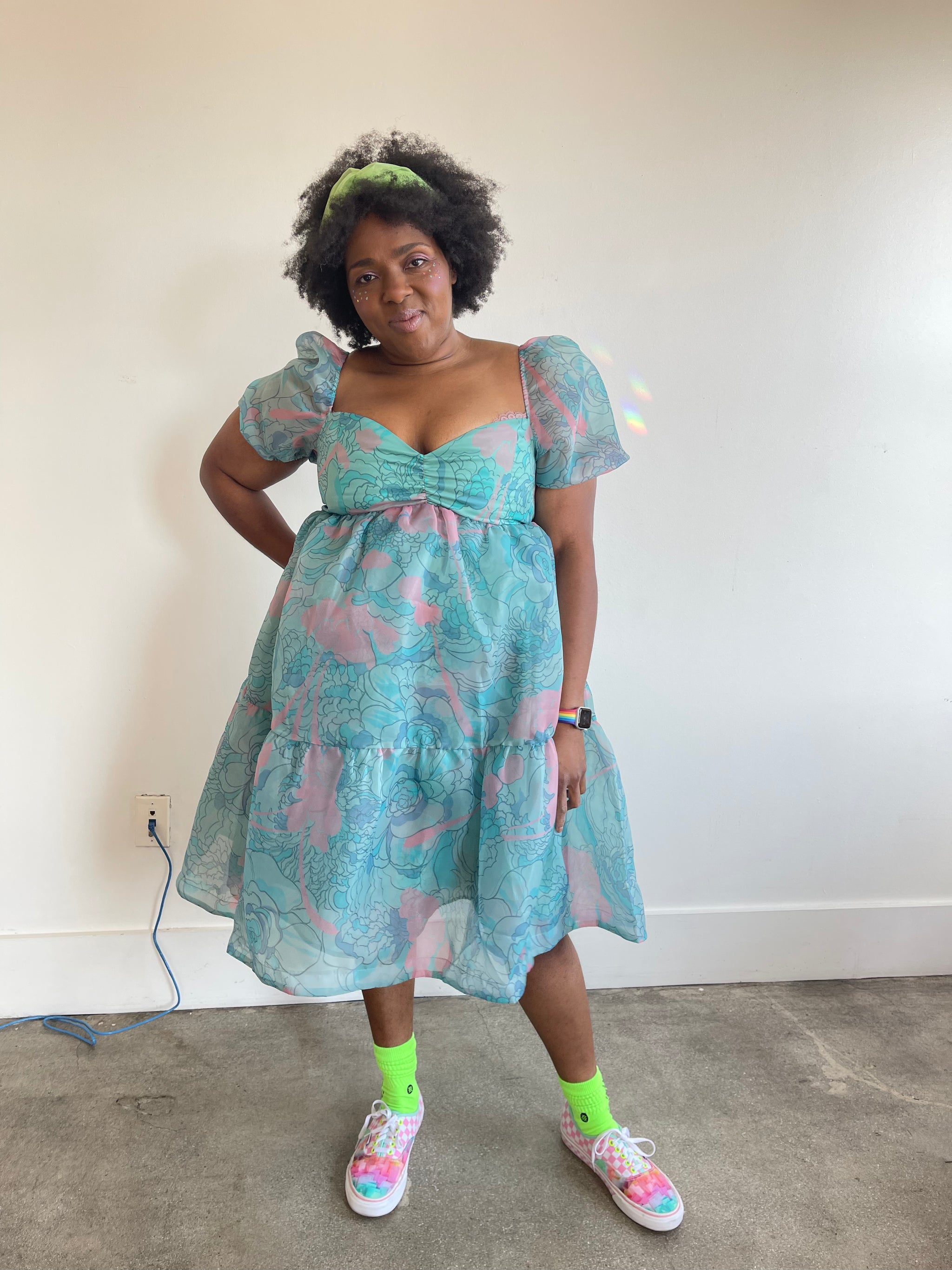 sachin and babi light blue dress Fairycore Dresses main image 1
