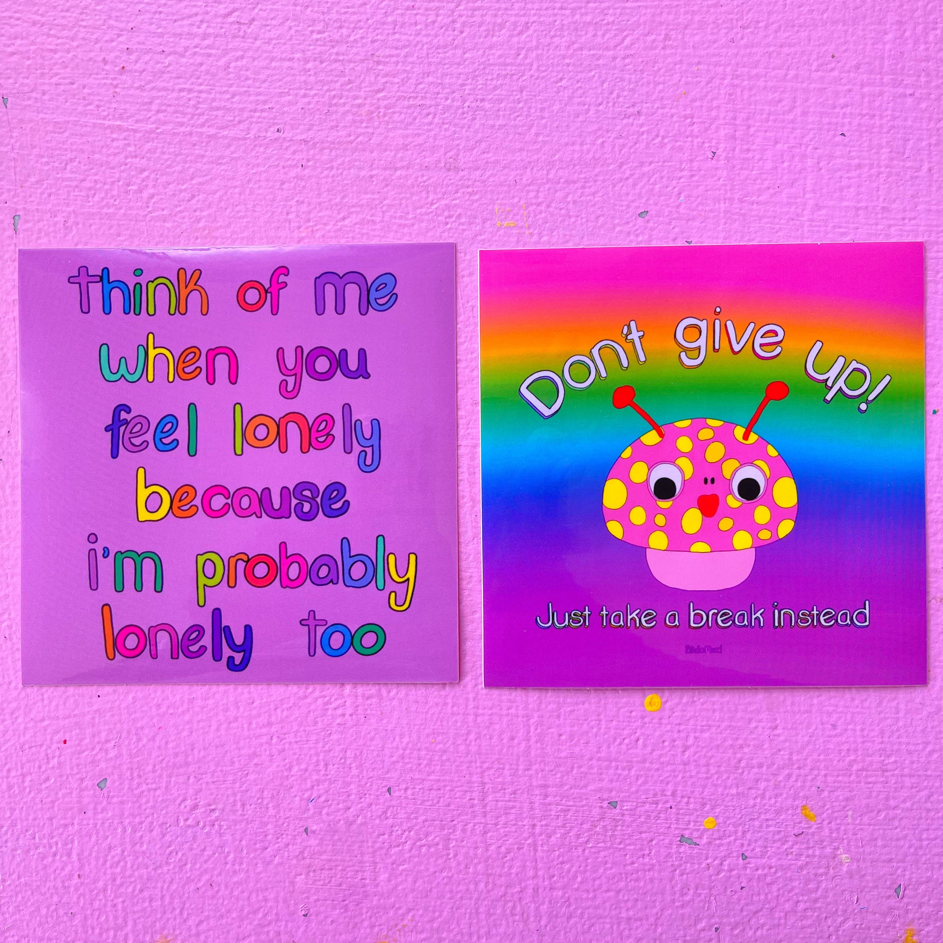 Don't Give Up! Sticker Pack