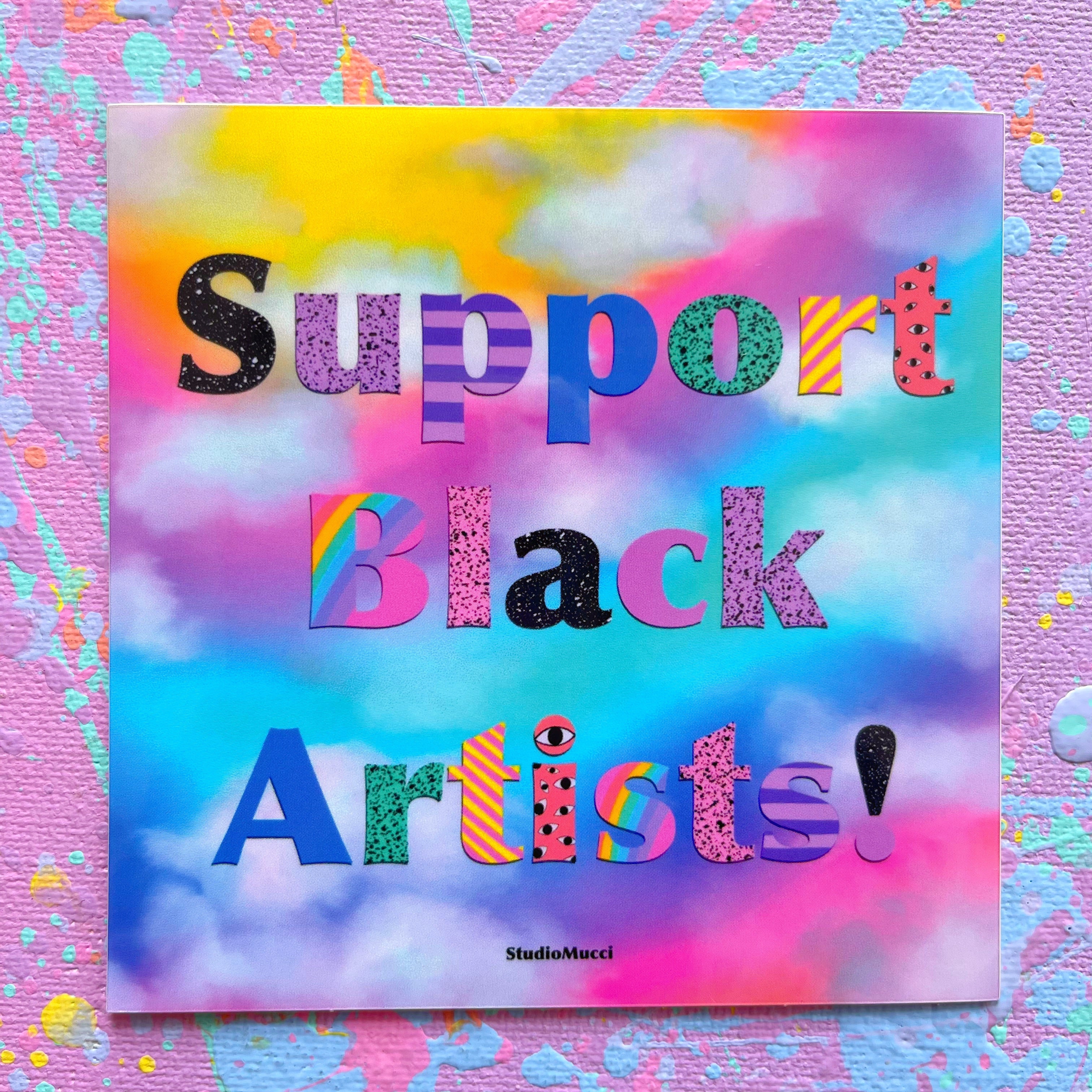 Support Black Artists Sticker Pack