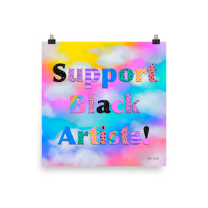 Support Black Artists Print