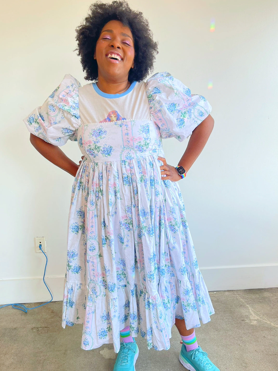 French Puff Dress a rainbow in your cloud French Puff Dress a rainbow in your cloud