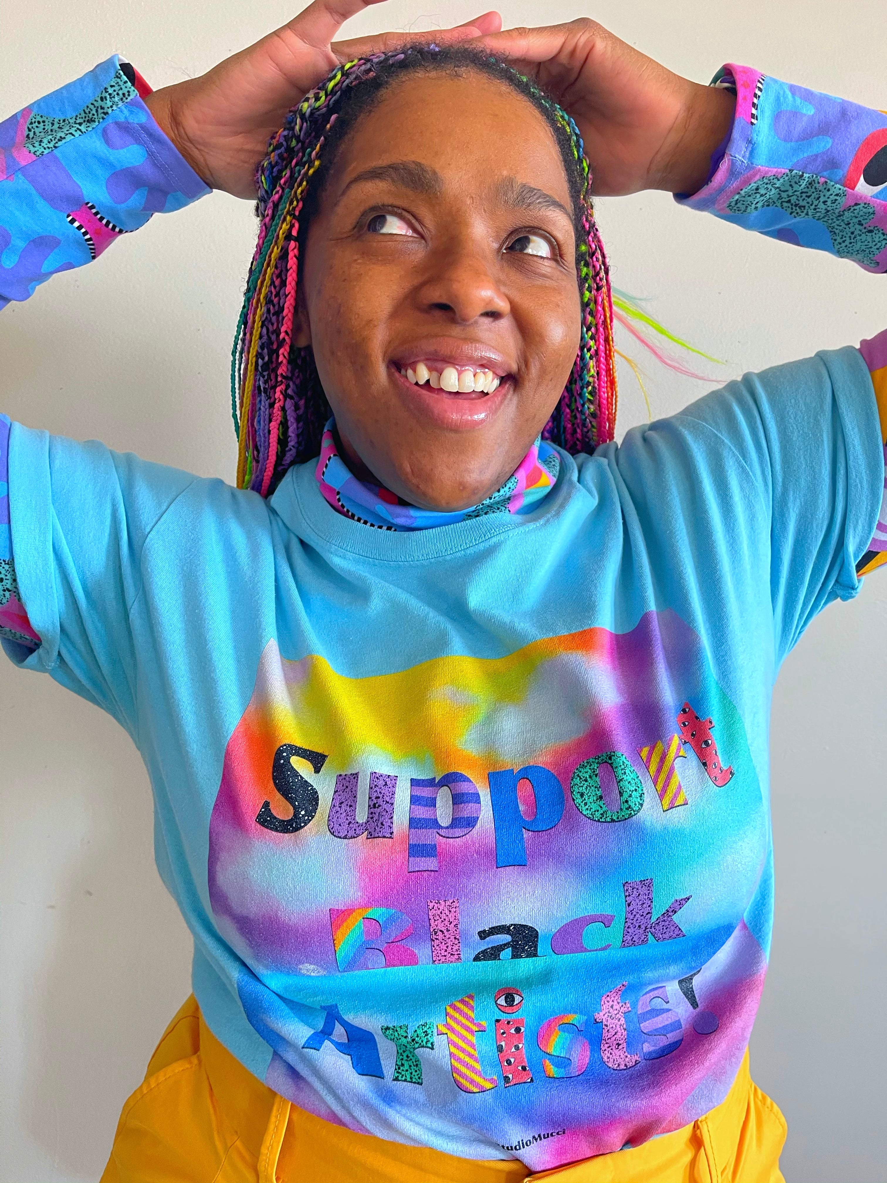 Support Black Artists Boxy T-shirt