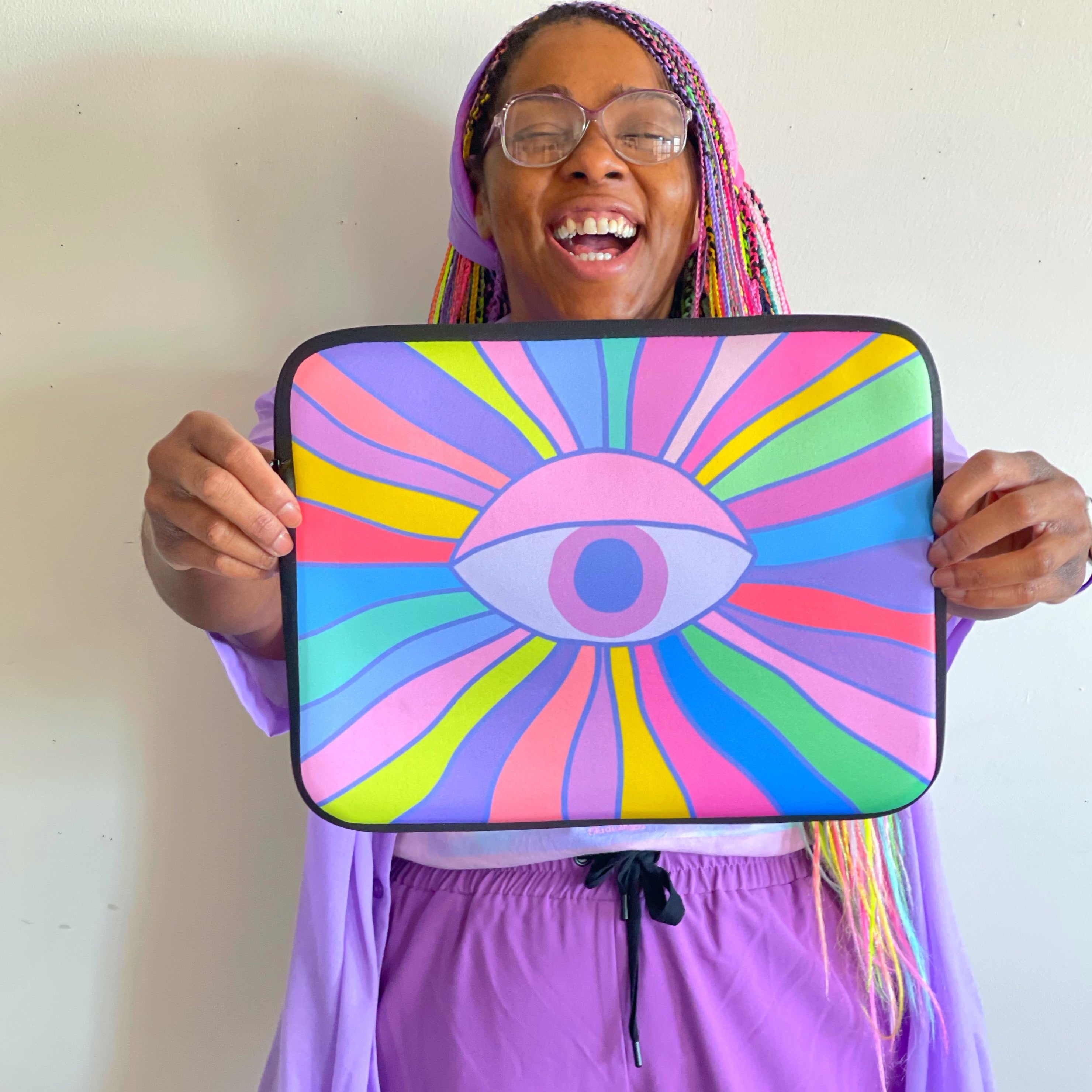 Eye Contact Laptop Sleeve