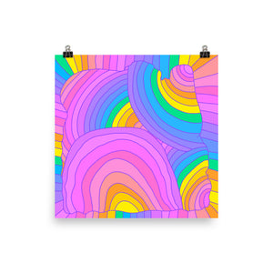 Crested Rainbow  Print