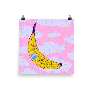 Cloudland Banana Print