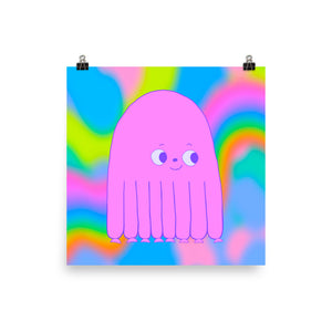 Cloudland Octopus Print